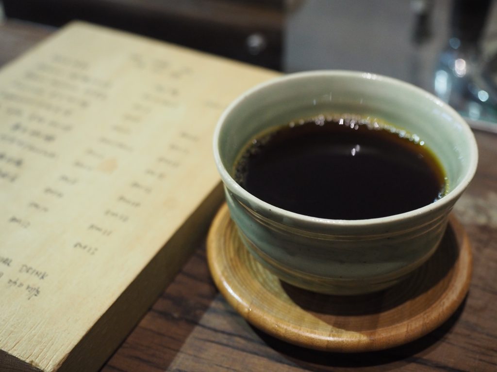 こだわりの一杯が歩き疲れた体に沁みます。
