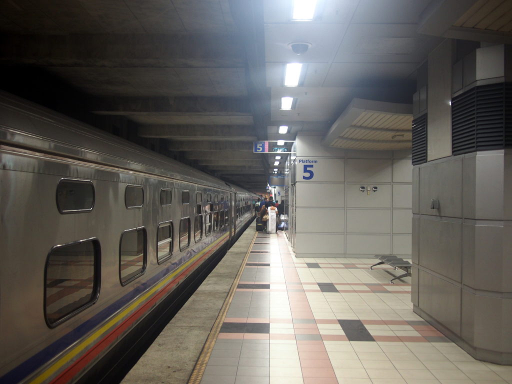 ジョホールバルのJBセントラル駅到着