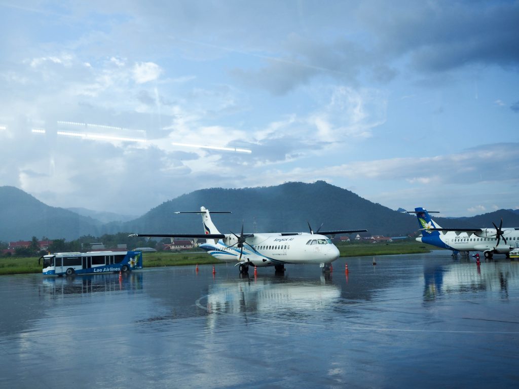バンコクエアウェイズのATR-72