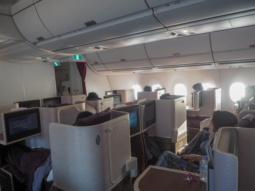 タイ国際航空A350-900ビジネスクラス