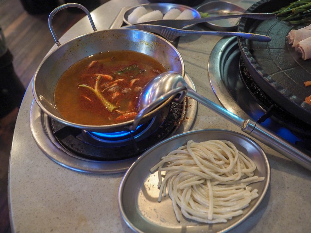 セットの麺